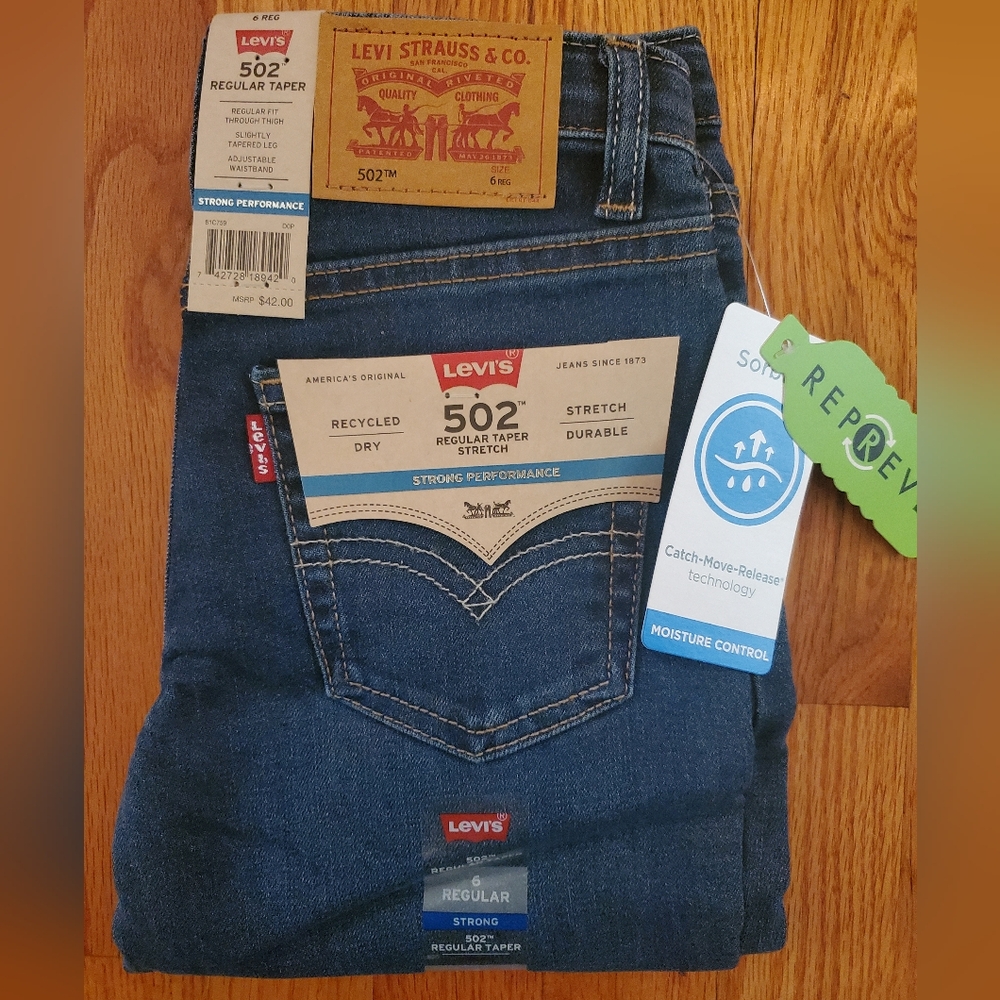 Levi's Blue Straight Jeans Classic Style